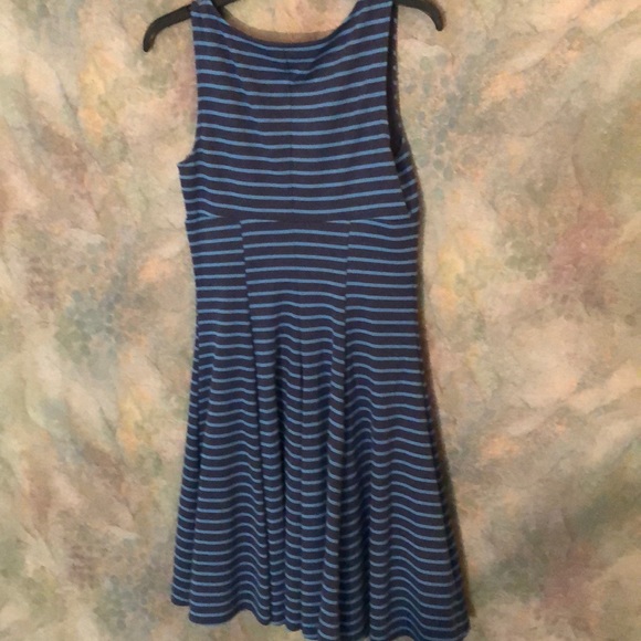 Peter Som Blue Stripe Dress - Picture 3 of 5